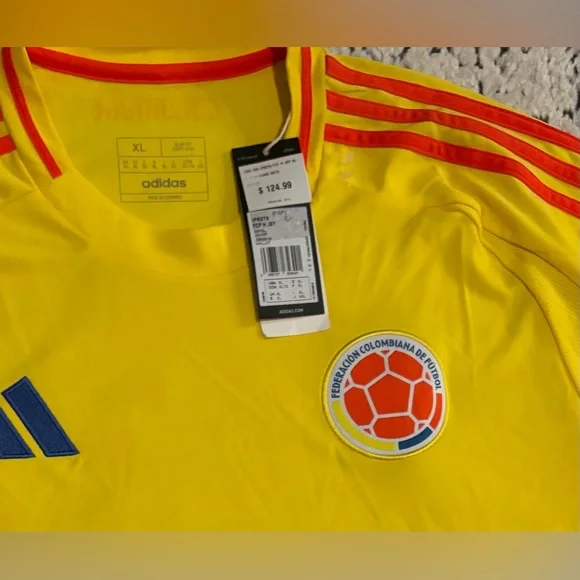 Adidas Authentic Colombia National Team 2024 IP8279 Home Jersey Men’s Sz: XL - Picture 4 of 6